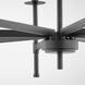 Belshaw 5 Light 26 inch Matte Black Chandelier Ceiling Light