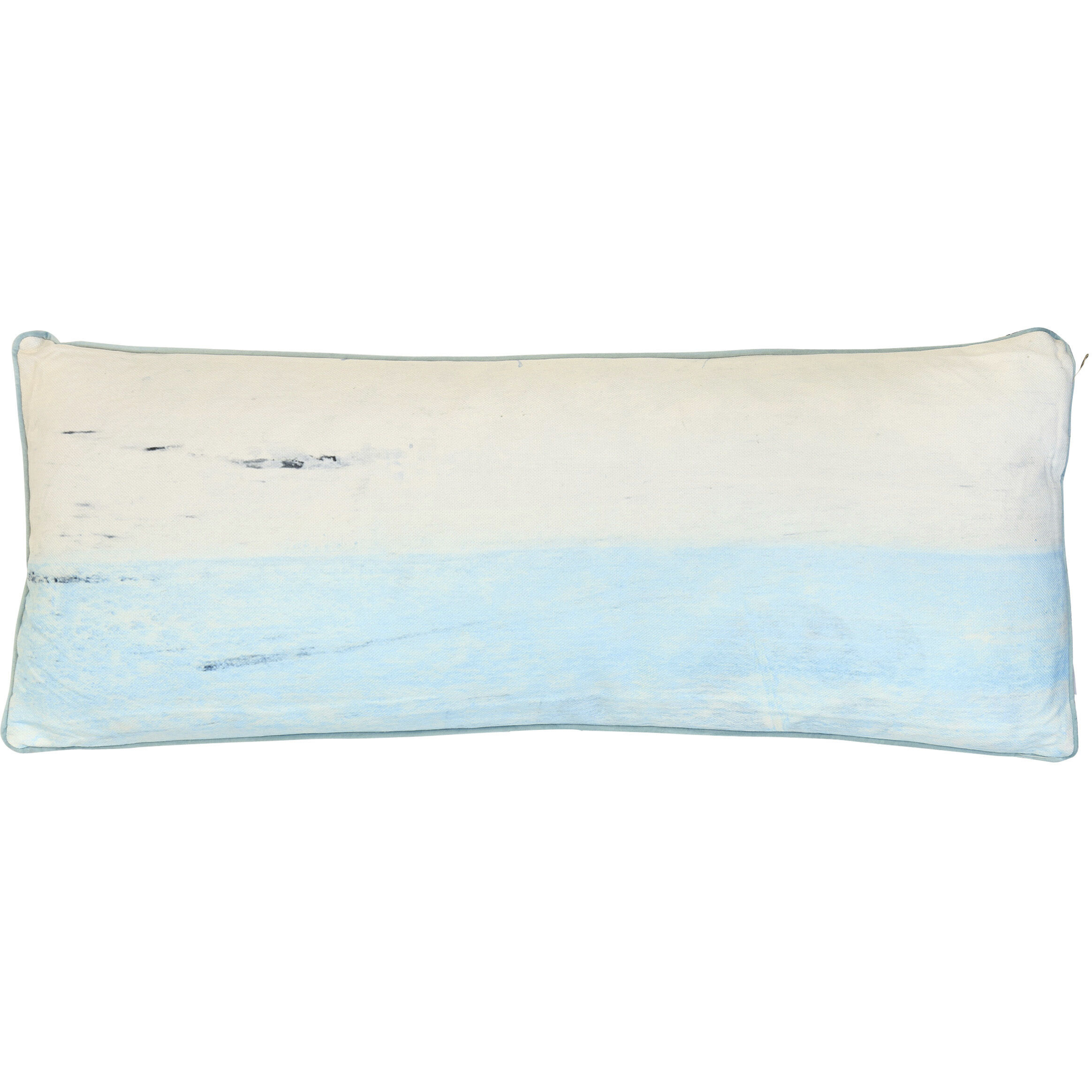 Tidewashed Crush 36 inch Coastal Blue Pillow