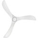 Swell Illuminated 72 inch Matte White Fan