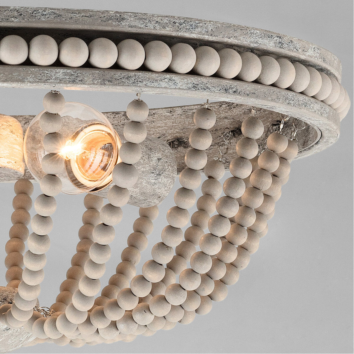 Kayla 2 Light 16 inch Mystic Sand Semi-Flush Mount Ceiling Light