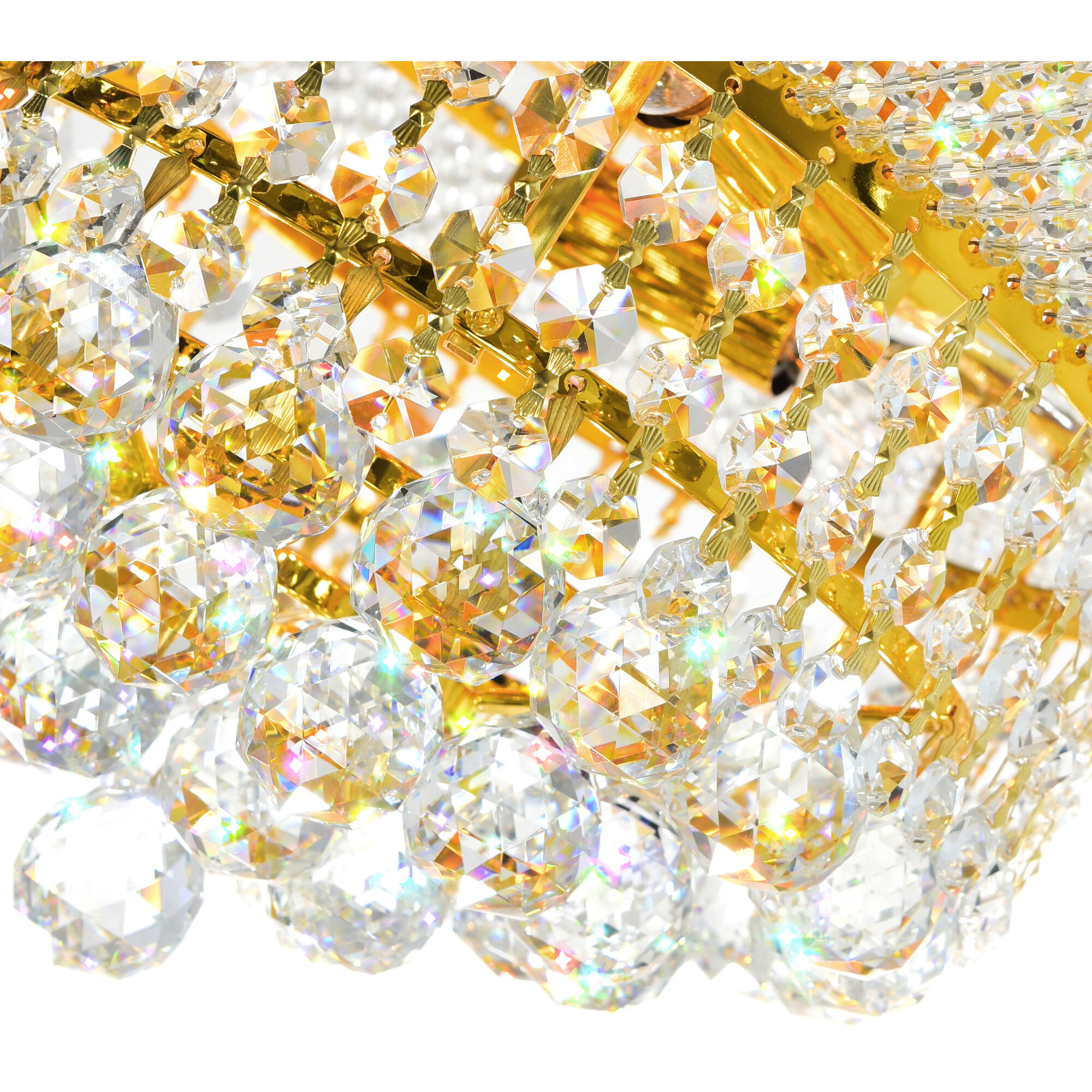 Empire 3 Light 12 inch Gold Flush Mount Ceiling Light