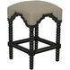 Abacus 24 inch Hand Rubbed Black Counter Stool