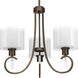 Invite 3 Light 22 inch Antique Bronze Chandelier Ceiling Light