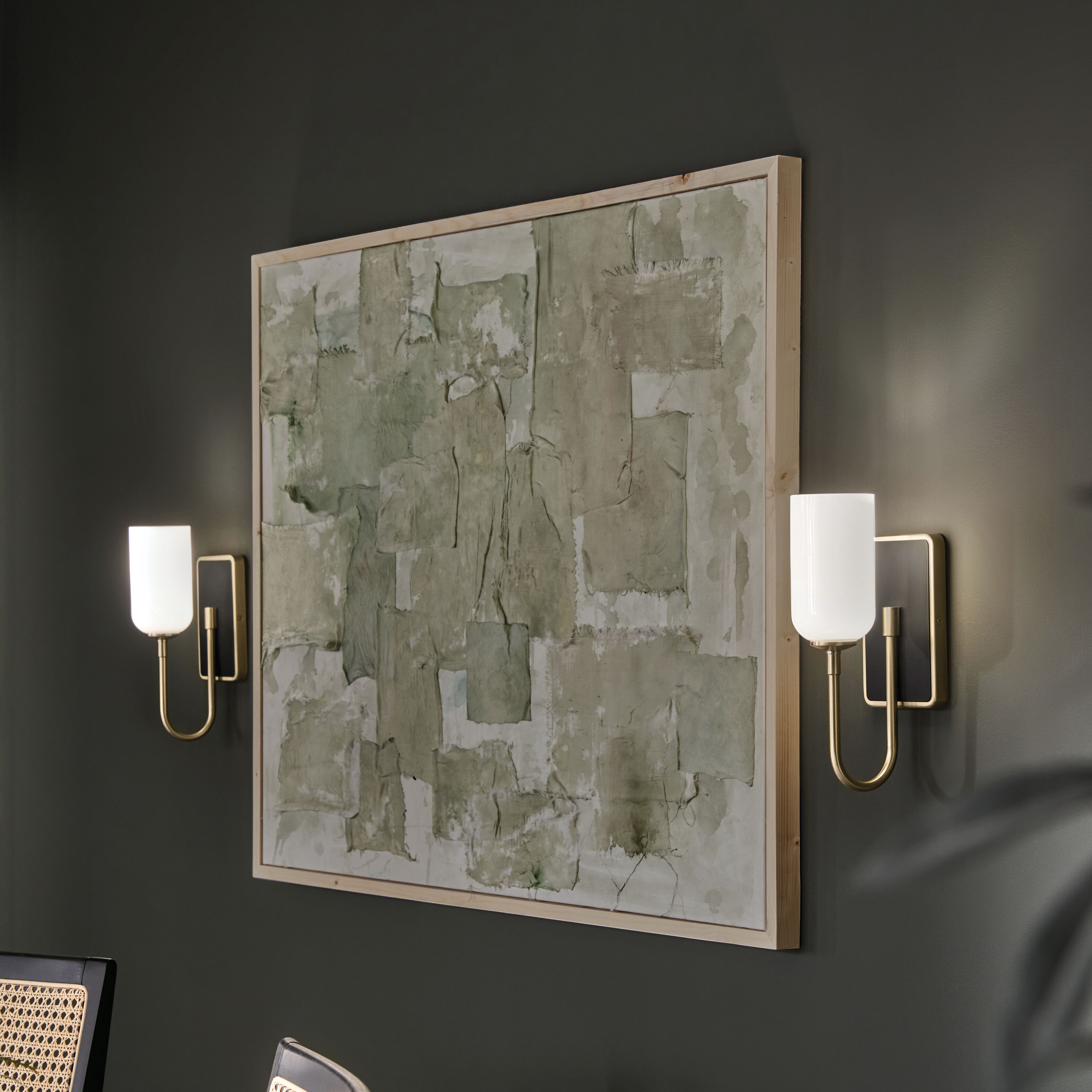 Solia LED 5 inch Champagne Bronze with Black Wall Sconce Wall Light