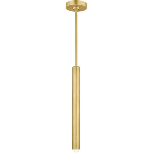 Kelly Wearstler Ebell LED 1.5 inch Natural Brass Pendant Ceiling Light, Integrated LED