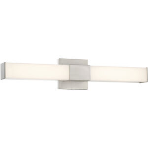 Vantage LED Brushed Nickel Wall Sconce Wall Light, Square
