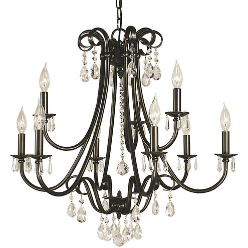 Liebestraum 9 Light 27 inch Brushed Nickel Dining Chandelier Ceiling Light