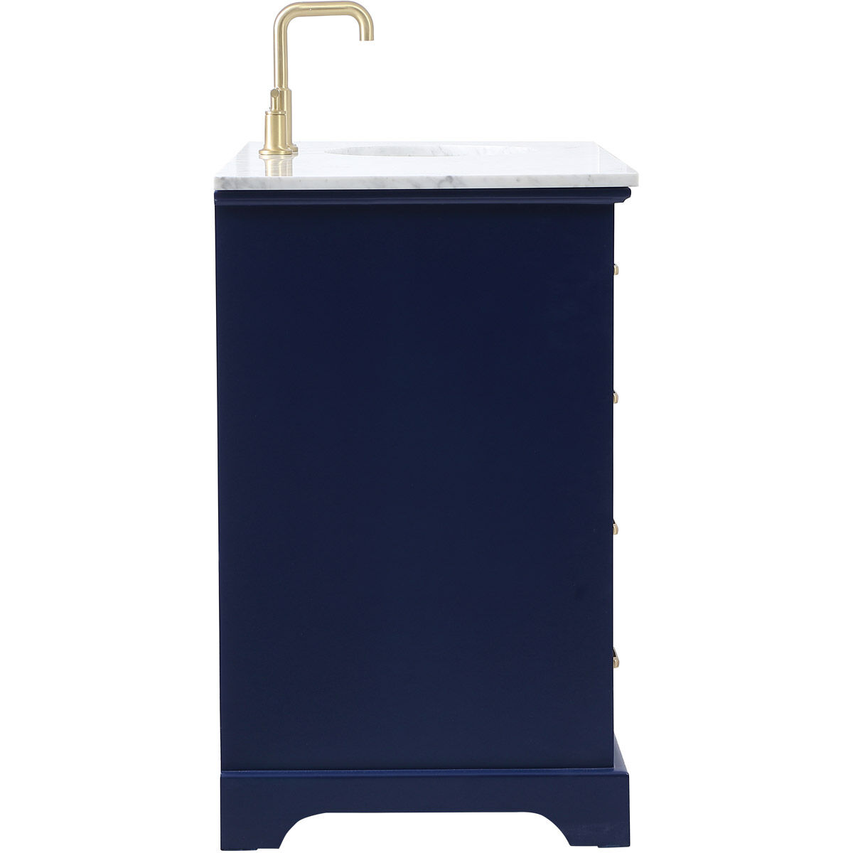 Americana 60 X 22 X 35 inch Blue Vanity Sink Set