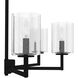 Kerrison 6 Light 24.5 inch Natural Black Iron Chandelier Ceiling Light
