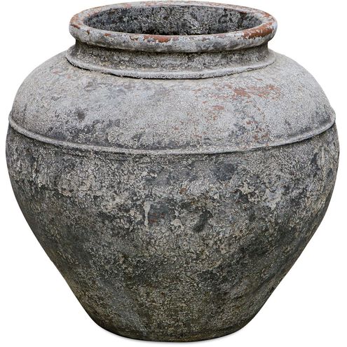 Echoes Of Time Whitewash Concrete Outdoor Planter