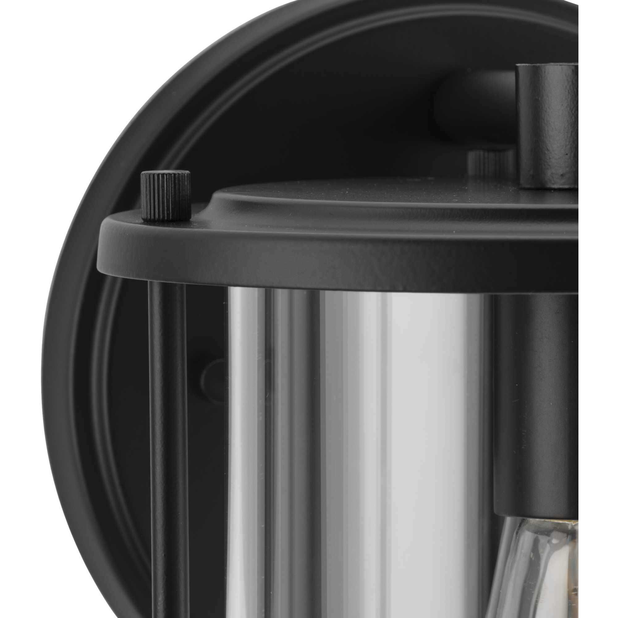 Gunther 1 Light 9.5 inch Matte Black Wall Lantern