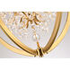 Canada 4 Light 18 inch Antique Brass Chandelier Ceiling Light
