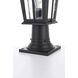 Bodine 1 Light 16 inch Black Outdoor Post Light