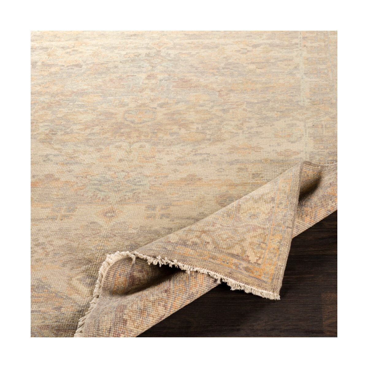 Nero 36 X 24 inch Khaki/Taupe/Wheat/Tan/Mauve Rugs, Rectangle