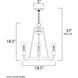 Haven 3 Light 18.5 inch Oil Rubbed Bronze and Antique Brass Single-Tier Chandelier Ceiling Light