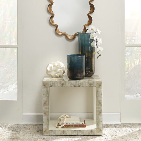 Fragment 26 X 24 inch Cream Side Table