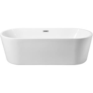 Odette Glossy White Bathtub
