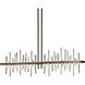 Cityscape LED 51.9 inch Bronze/Sterling Pendant Ceiling Light, Large