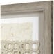 Dynamic Brown and Beige and Neutral and White Framed Art