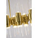 Canada 20 Light 12.2 inch Satin Brass Chandelier Ceiling Light