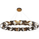Banderia LED 43.75 inch Bronze and Gold Chandelier Ceiling Light, Large