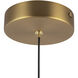 Alora Mood Arden Pendant Ceiling Light in Brushed Gold