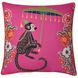 Dann Foley Double Sided Pillow 5 inch Hot Pink and Multi Throw Pillow