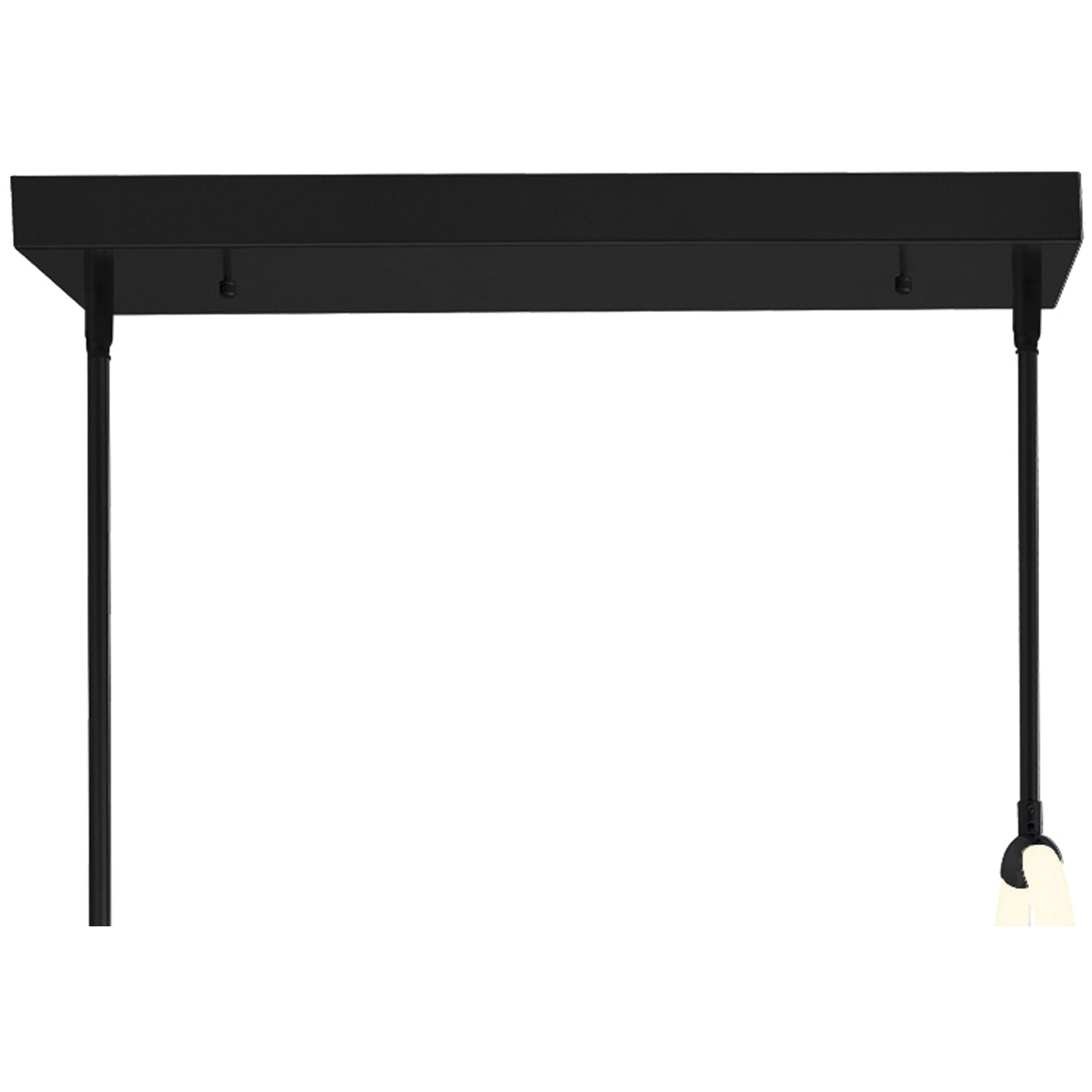 Hoops LED 40 inch Black Island/Pool Table Light Ceiling Light