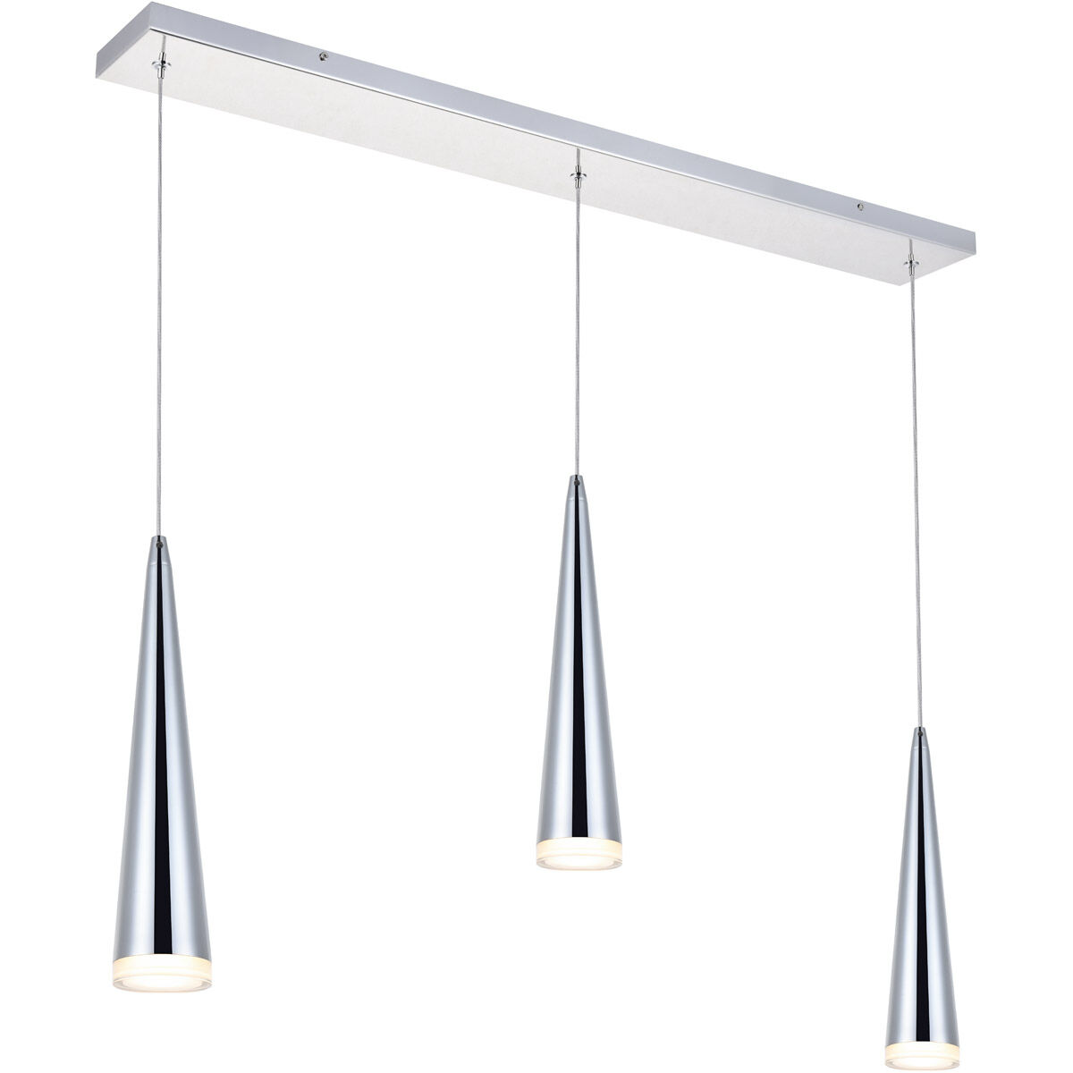 Fantasia LED 36 inch Chrome Pendant Ceiling Light