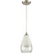 Sugarcoat 1 Light 6 inch White with Satin Nickel Mini Pendant Ceiling Light