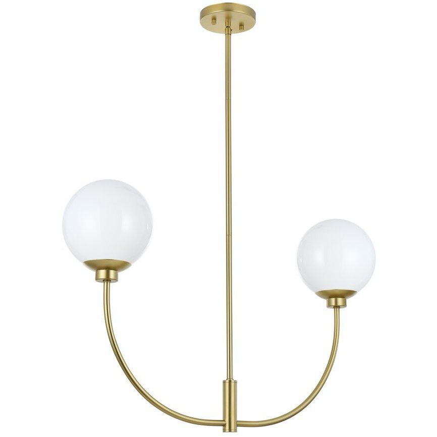 Nyomi 2 Light 30 inch Brass Chandelier Ceiling Light