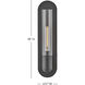 Tully 1 Light 4.5 inch Black ADA Sconce Wall Light