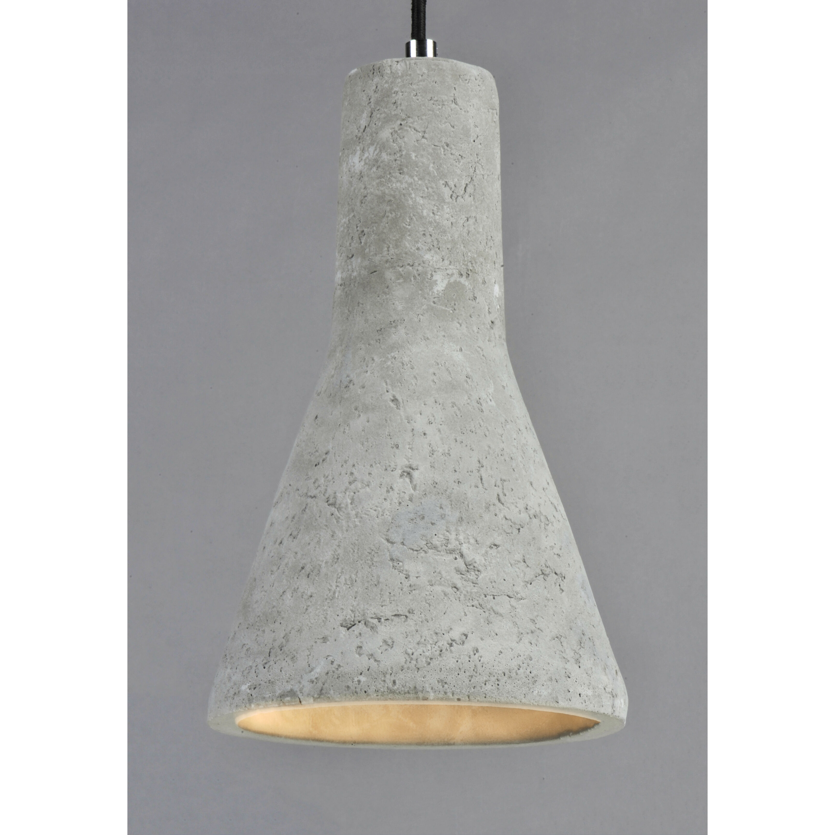 Crete LED 7 inch Polished Chrome Single Pendant Ceiling Light