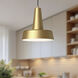 Alora Mood Juliana Pendant Ceiling Light in Brushed Gold