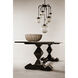 Madeira 96 X 40 inch Hand Rubbed Black Dining Table