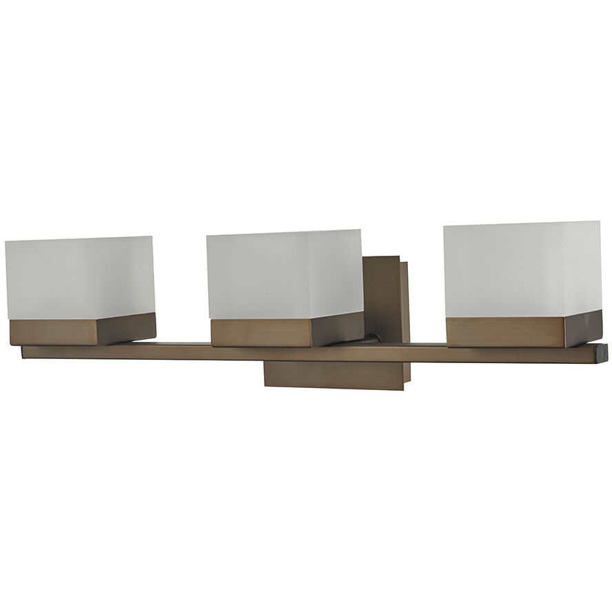 Cubic LED 22 inch Bronze Vanity Bar Light Wall Light