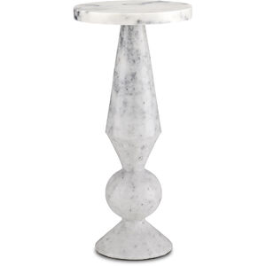 Quince 10.5 inch White Accent Table