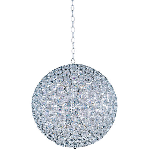 Brilliant 12 Light 24 inch Polished Chrome Single Pendant Ceiling Light