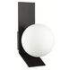 Valemont 1 Light 8 inch Matte Black Decorative Wall Sconce Wall Light