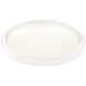 Aurora 1 Light 15.75 inch Matte White Flush Mount Ceiling Light