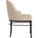 Carrick Oxford White and Blackened Iron Dining Chair