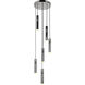 Chime LED 16 inch Polished Nickel Multi Point Pendant Ceiling Light