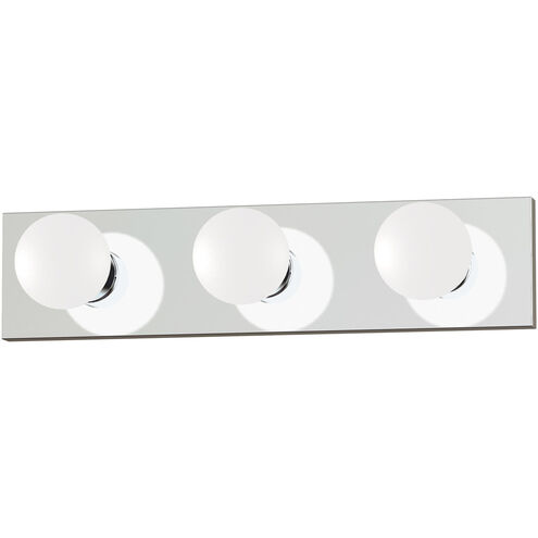 Essentials - 445x 3 Light 18 inch Polished Chrome Bath Light Wall Light