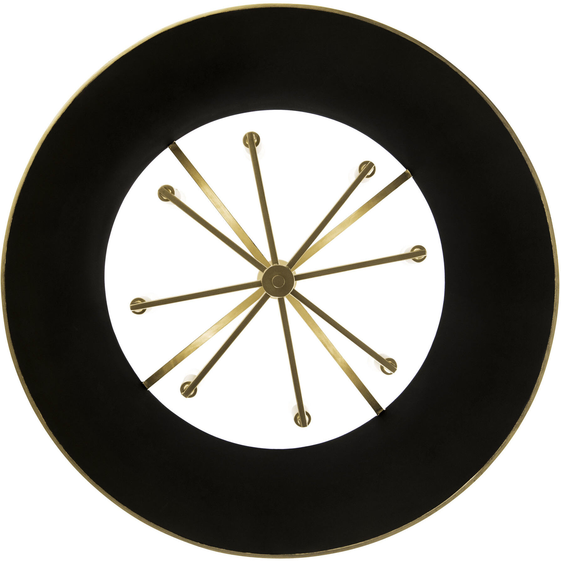 Coco 8 Light 32 inch Matte Black/French Gold Pendant Ceiling Light