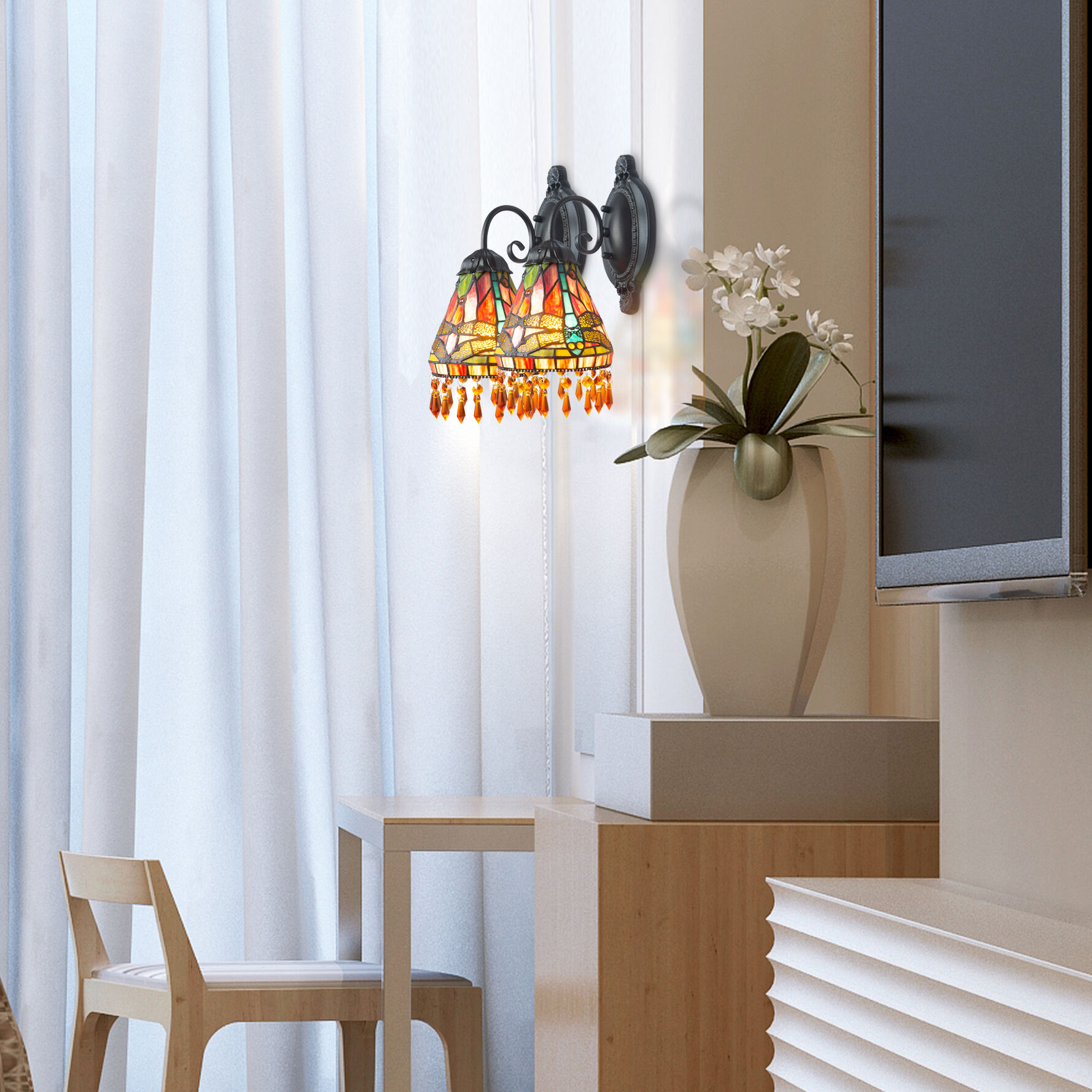 Dale tiffany sales wall sconce