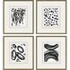 Geometrics Collection Black Framed Art