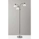 Presley 69 inch 40.00 watt Polished Nickel Floor Lamp Portable Light