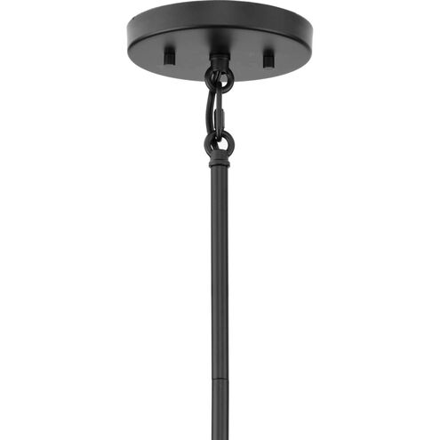 Rivera 1 Light 4.75 inch Matte Black Mini Pendant Ceiling Light, Design Series