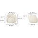 Rae White Outdoor Accent Chair