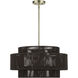 Acordia 5 Light 22 inch Antique Brass Pendant Chandelier Ceiling Light